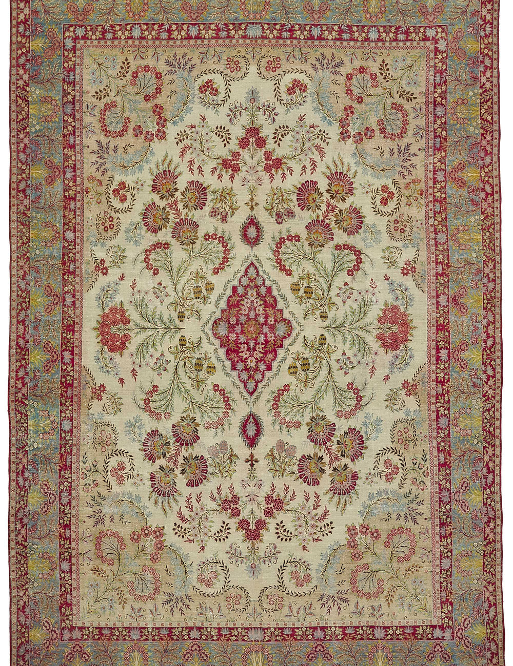 Persian Antique Rug 2.63 x 3.78 - Beige