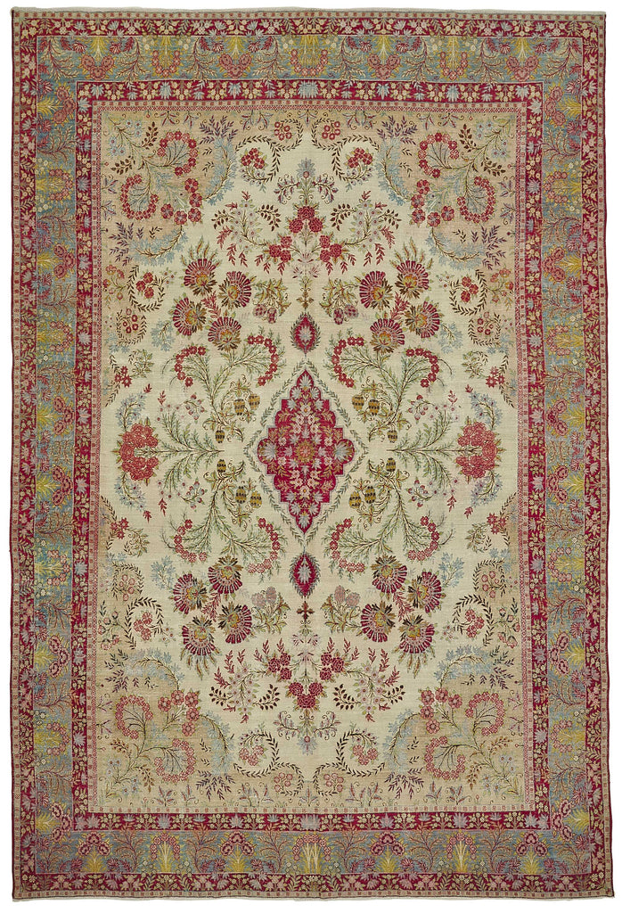 Persian Antique Rug 2.63 x 3.78 - Beige - SamaRugs