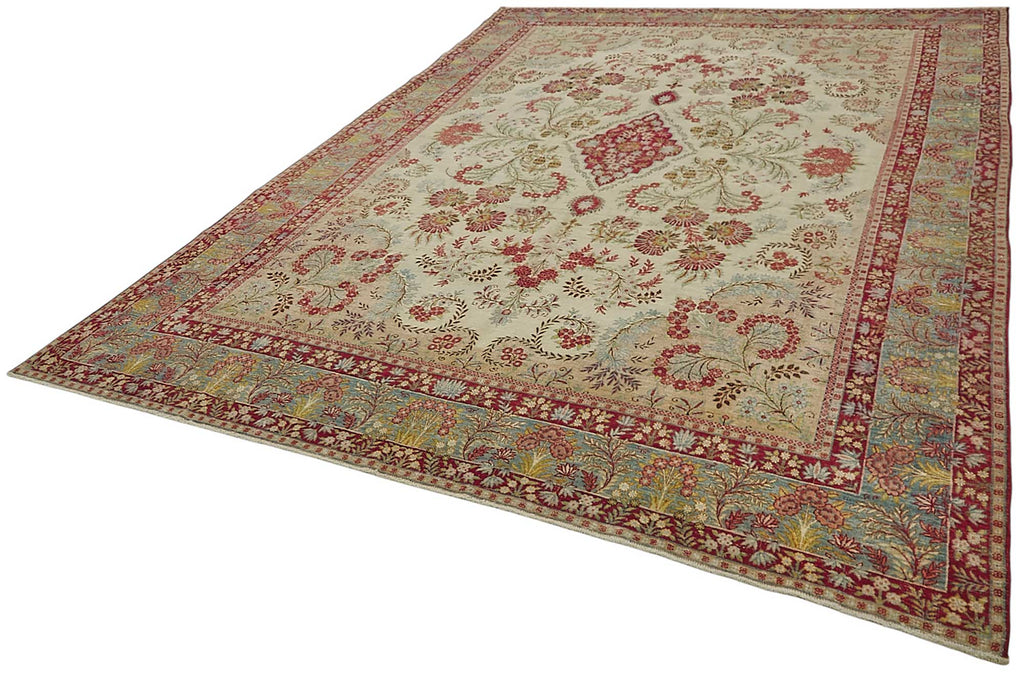 Persian Antique Rug 2.63 x 3.78 - Beige - SamaRugs