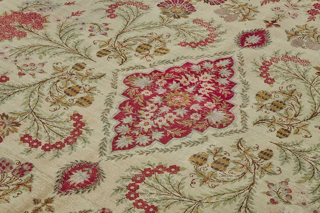 Persian Antique Rug 2.63 x 3.78 - Beige - SamaRugs