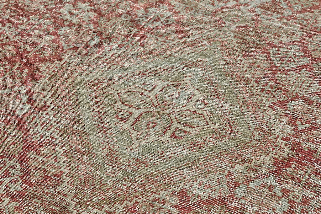 Persian Antique Rug 3.17 x 4.20 - Beige - SamaRugs