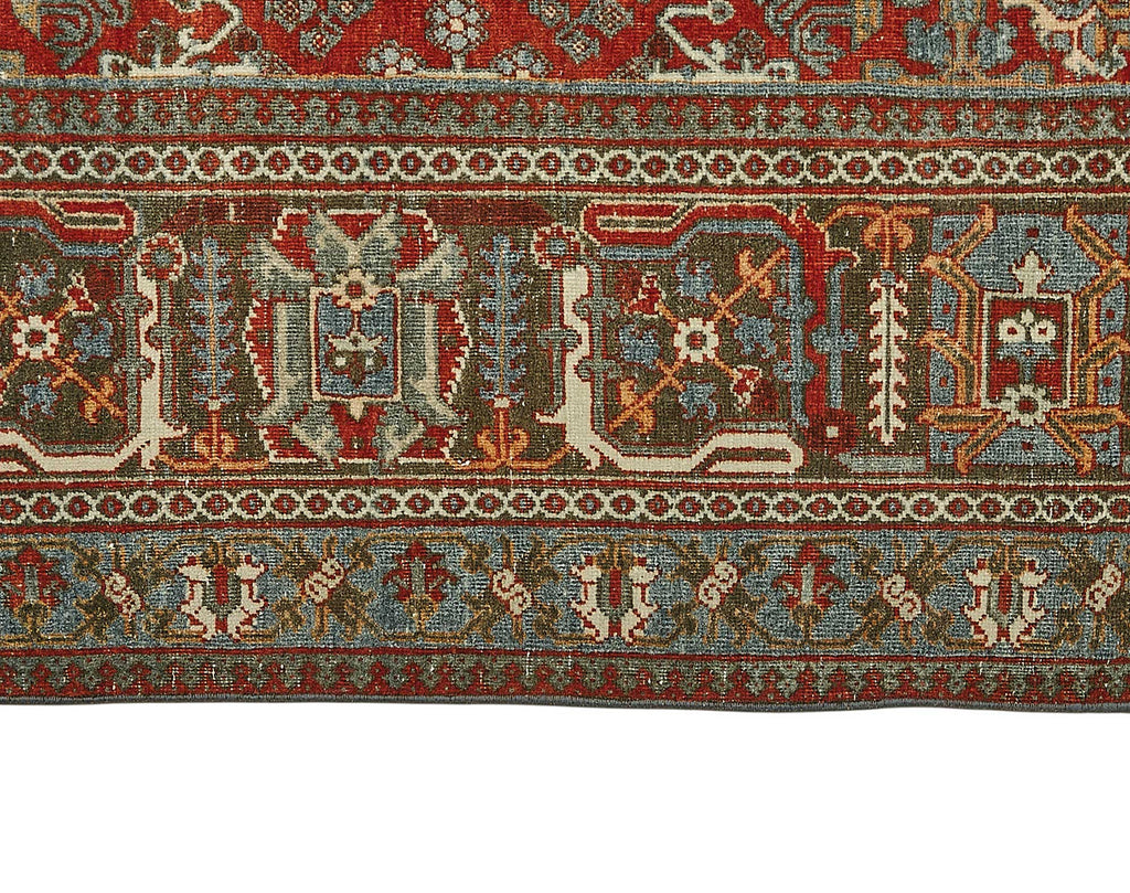 Persian Antique Rug 3.24 x 4.23 - Beige - SamaRugs