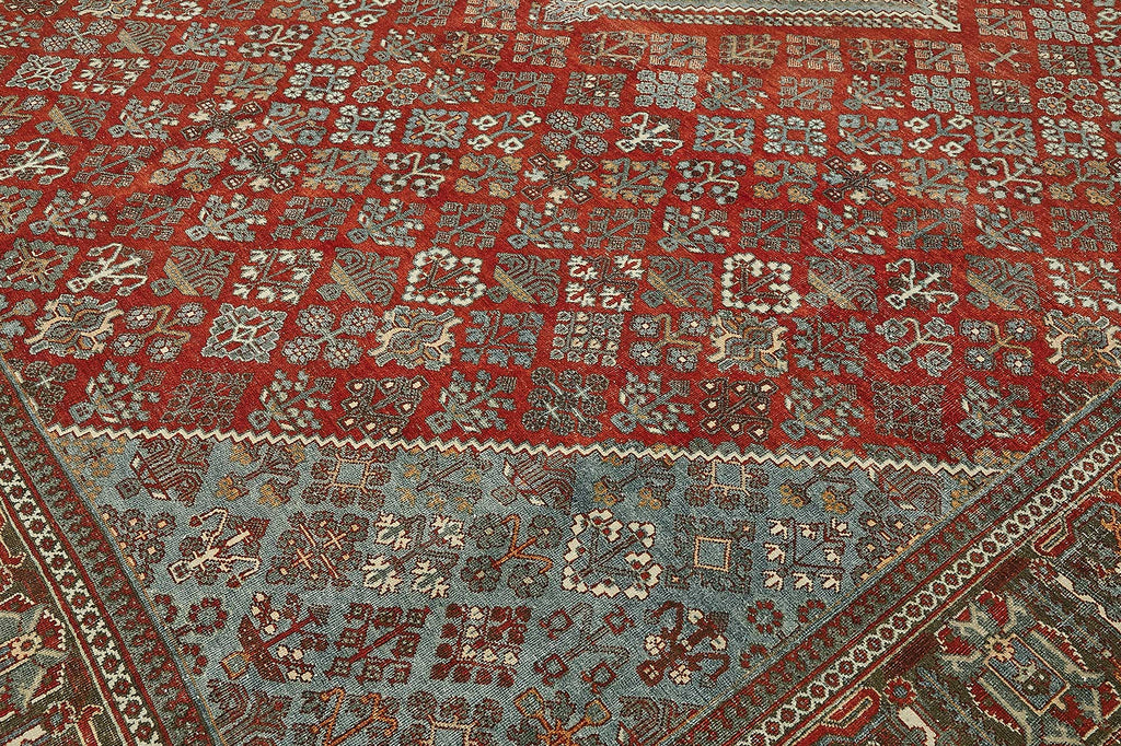 Persian Antique Rug 3.24 x 4.23 - Beige - SamaRugs