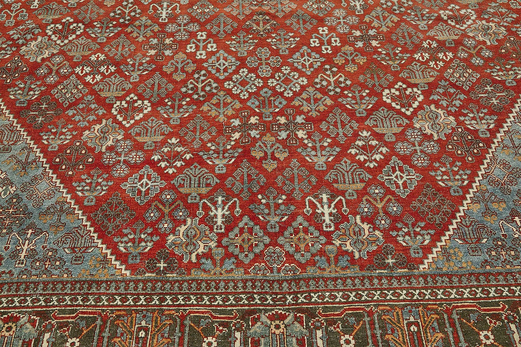 Persian Antique Rug 3.24 x 4.23 - Beige - SamaRugs