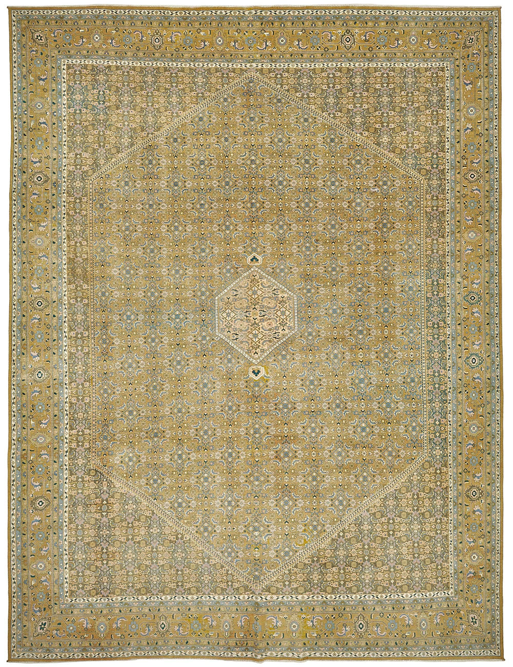 Persian Antique Rug 2.98 x 3.90 - Beige