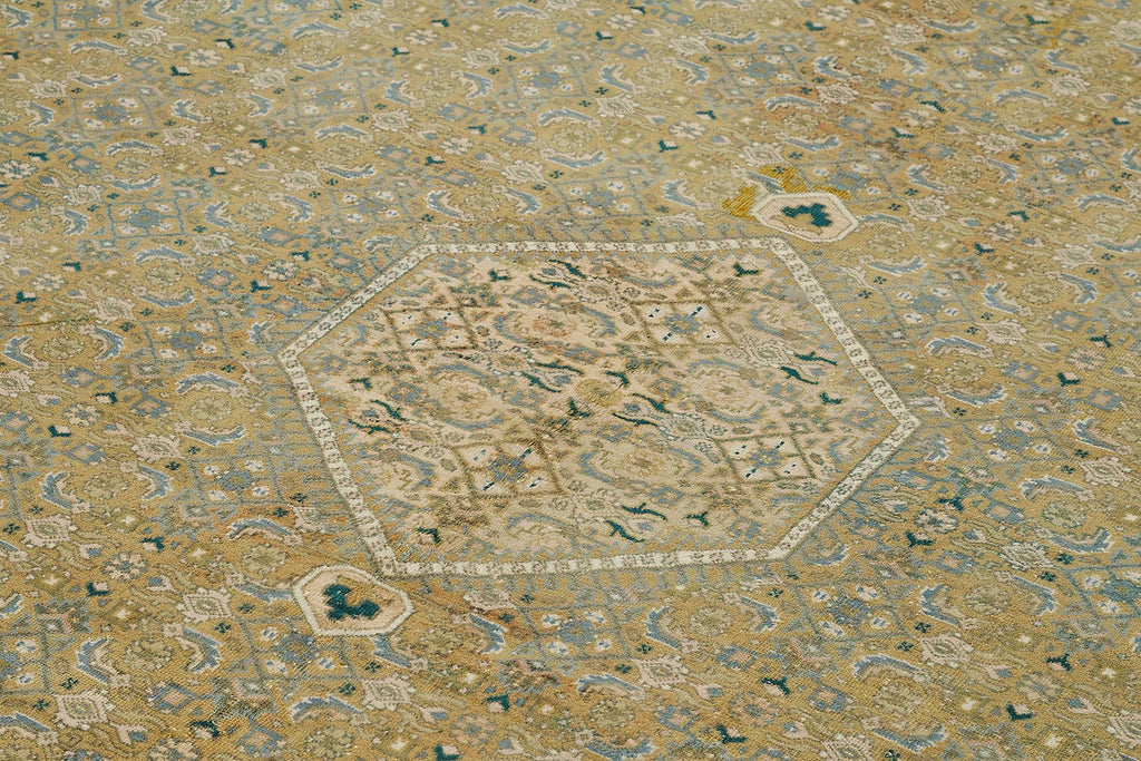 Persian Antique Rug 2.98 x 3.90 - Beige - SamaRugs