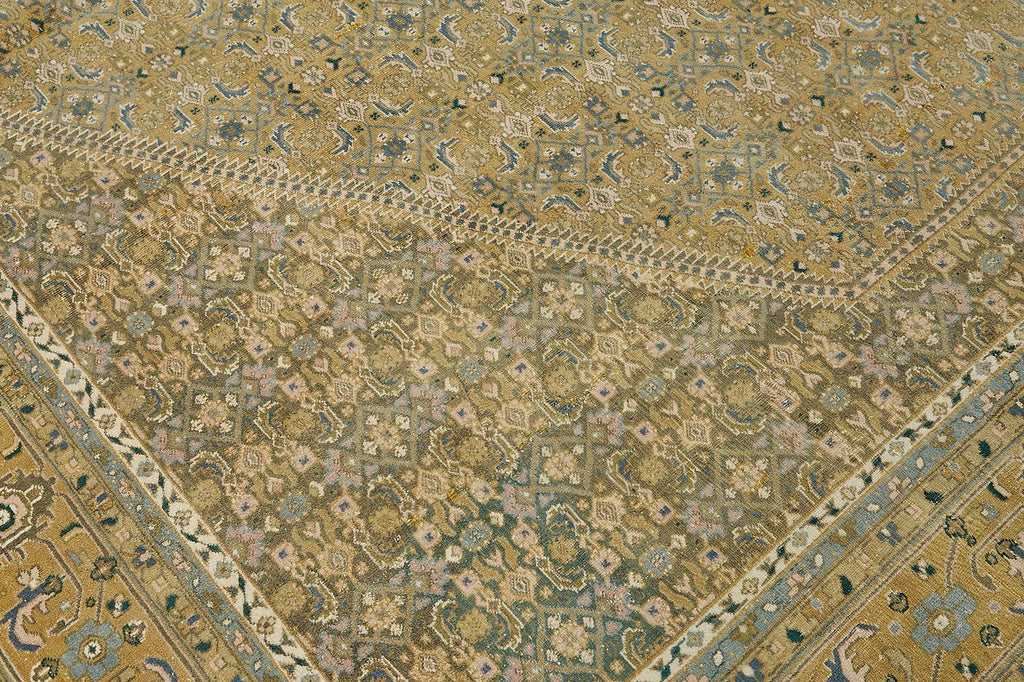 Persian Antique Rug 2.98 x 3.90 - Beige - SamaRugs