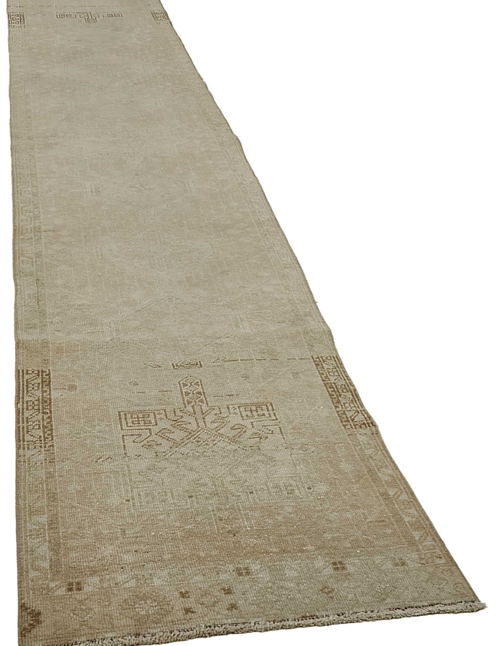 Persian Antique Rug 0.82 x 4.27 - Beige