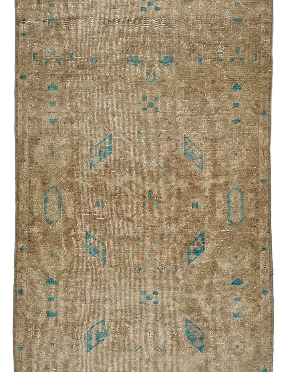 Persian Antique Rug 0.85 x 3.07 - Beige