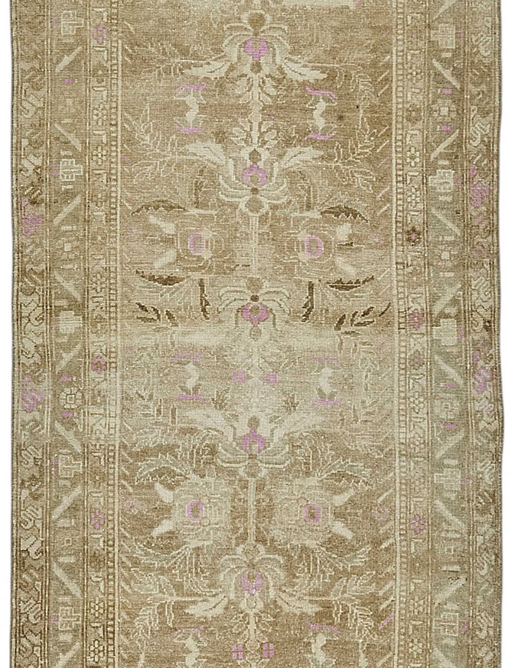 Persian Antique Rug 0.98 x 2.88 - Beige