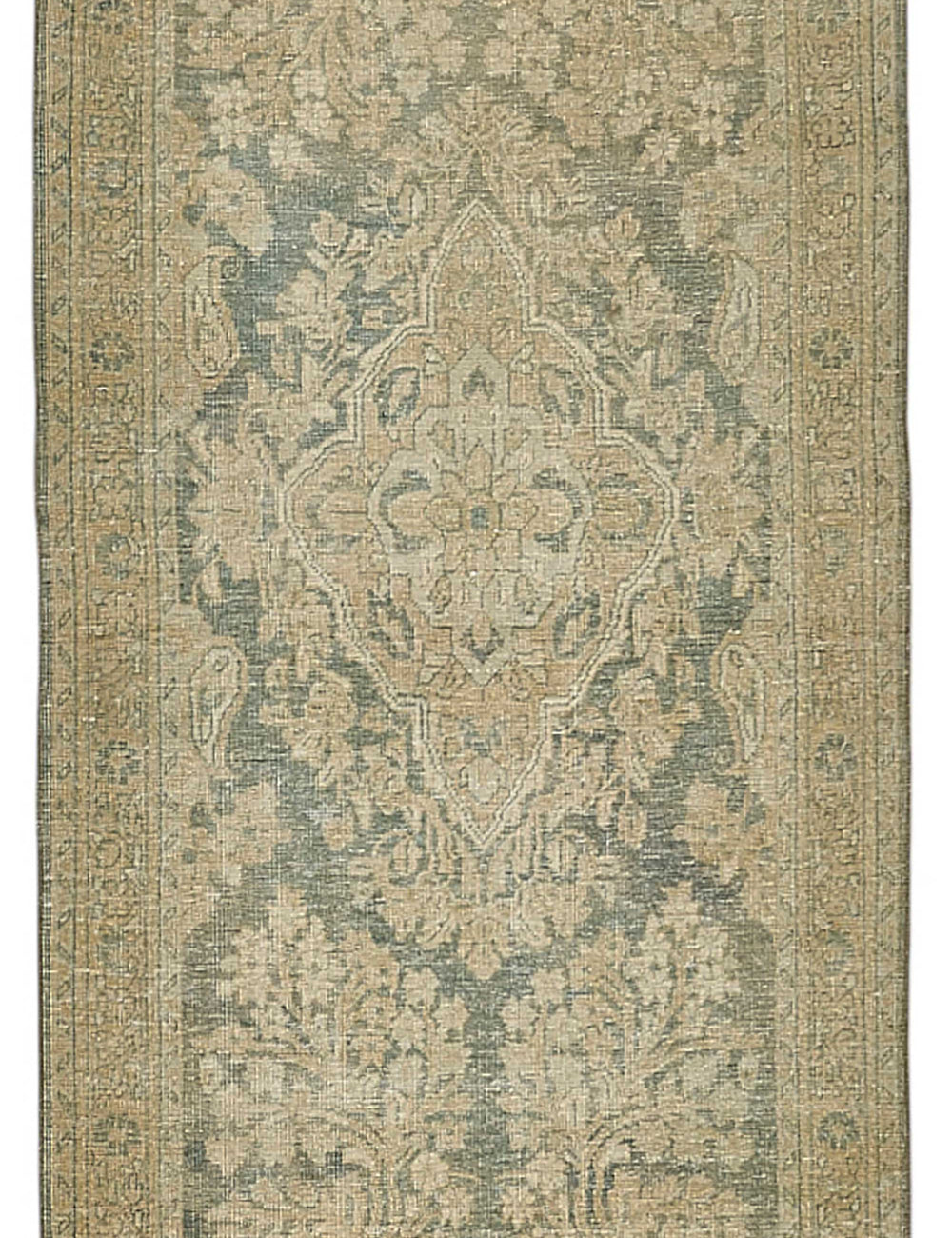 Persian Antique Rug 1.06 x 4.15 - Beige