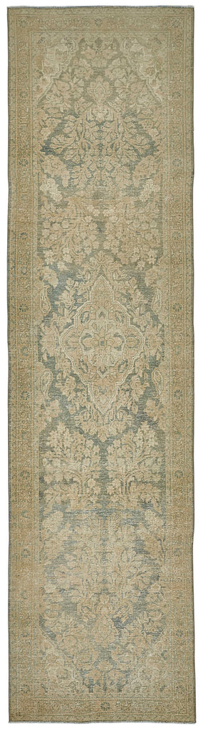 Persian Antique Rug 1.06 x 4.15 - Beige - SamaRugs