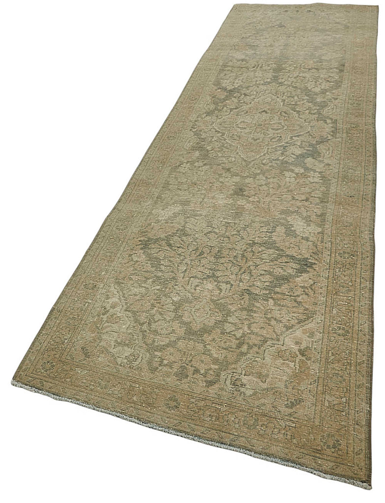 Persian Antique Rug 1.06 x 4.15 - Beige - SamaRugs