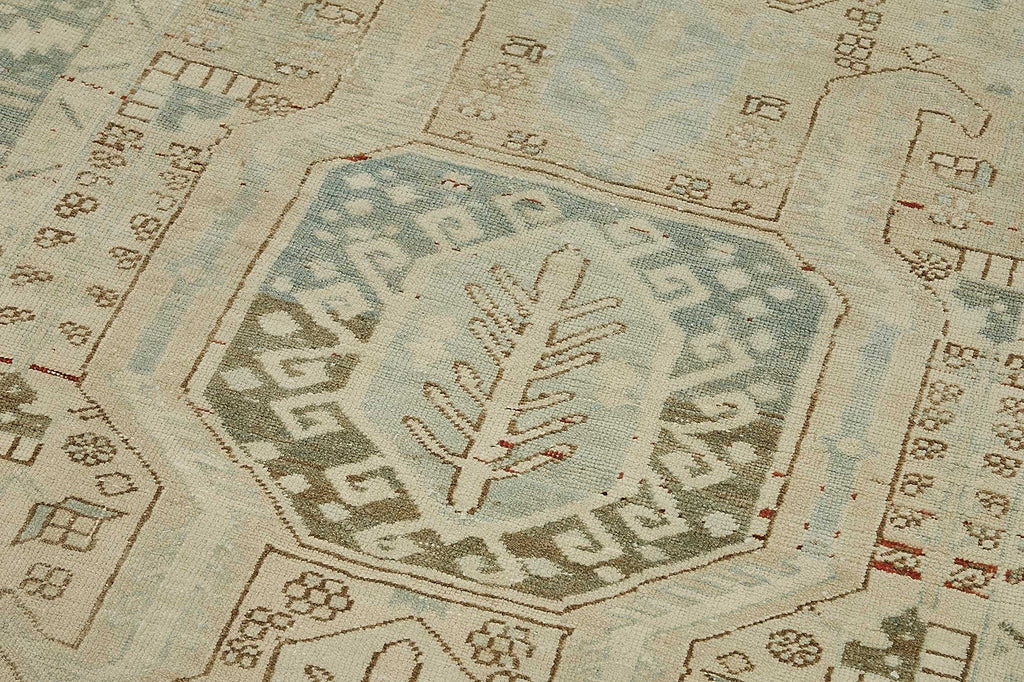 Persian Antique Rug 1.22 x 4.46 - Beige - SamaRugs
