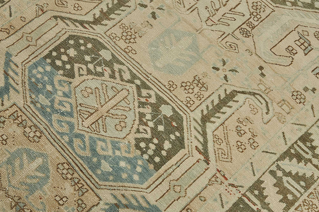 Persian Antique Rug 1.22 x 4.46 - Beige - SamaRugs