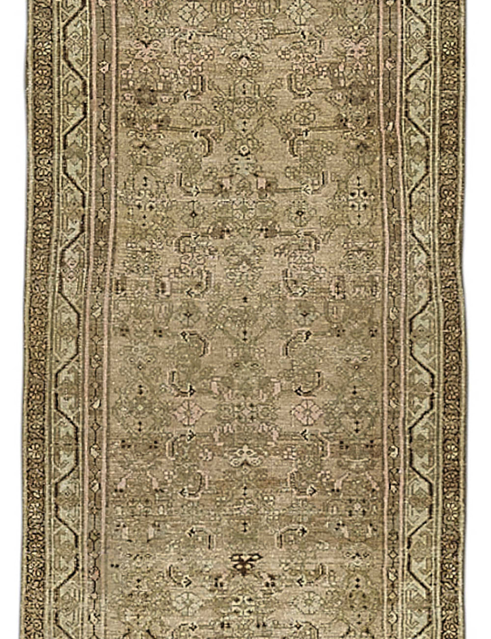 Persian Antique Rug 1.03 x 4.90 - Beige