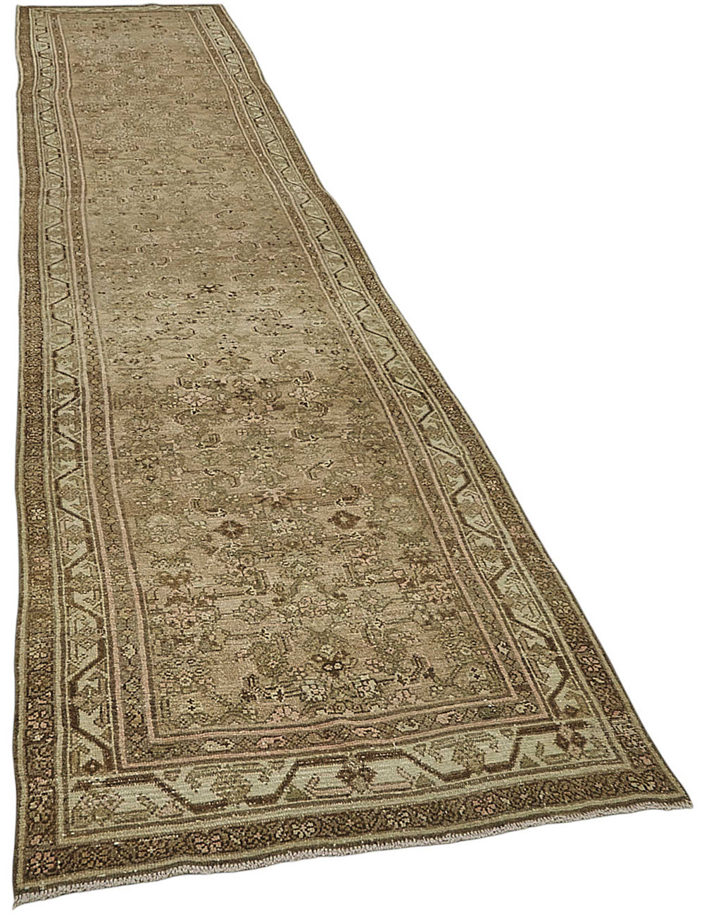 Persian Antique Rug 1.03 x 4.90 - Beige