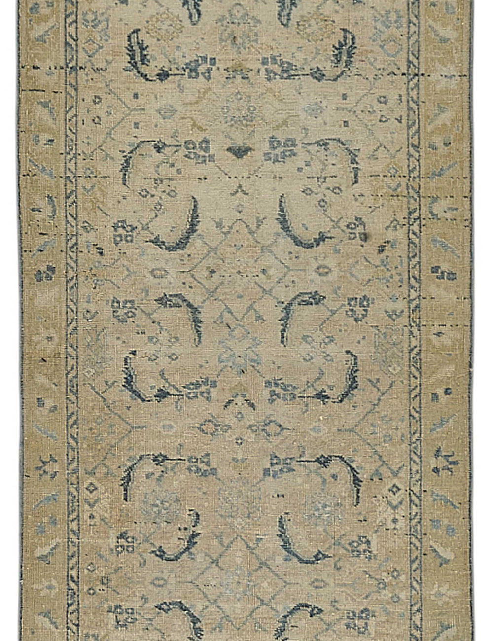 Persian Antique Rug 0.82 x 3.33 - Beige