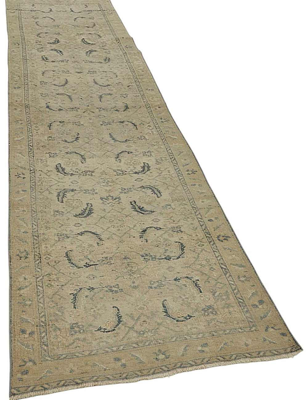 Persian Antique Rug 0.82 x 3.33 - Beige