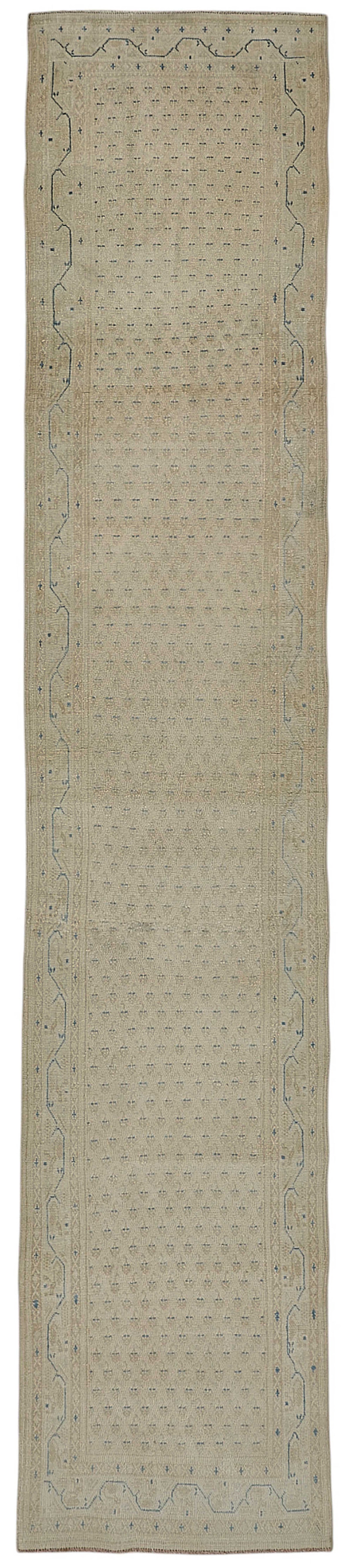 Persian Antique Rug 0.81 x 3.92 - Beige