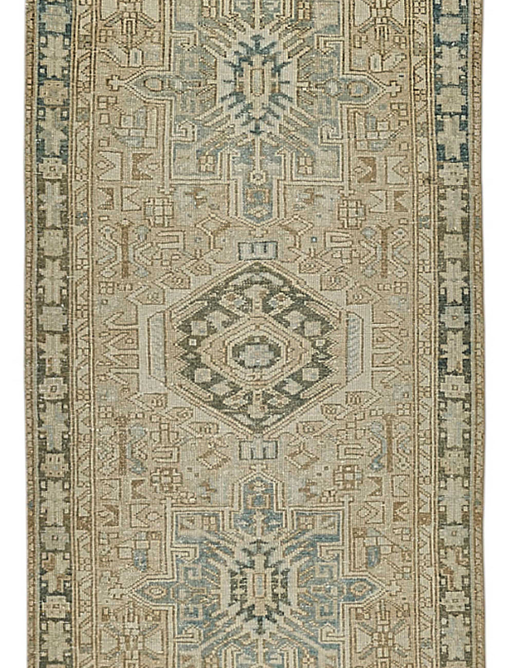 Persian Antique Rug 0.81 x 3.72 - Beige