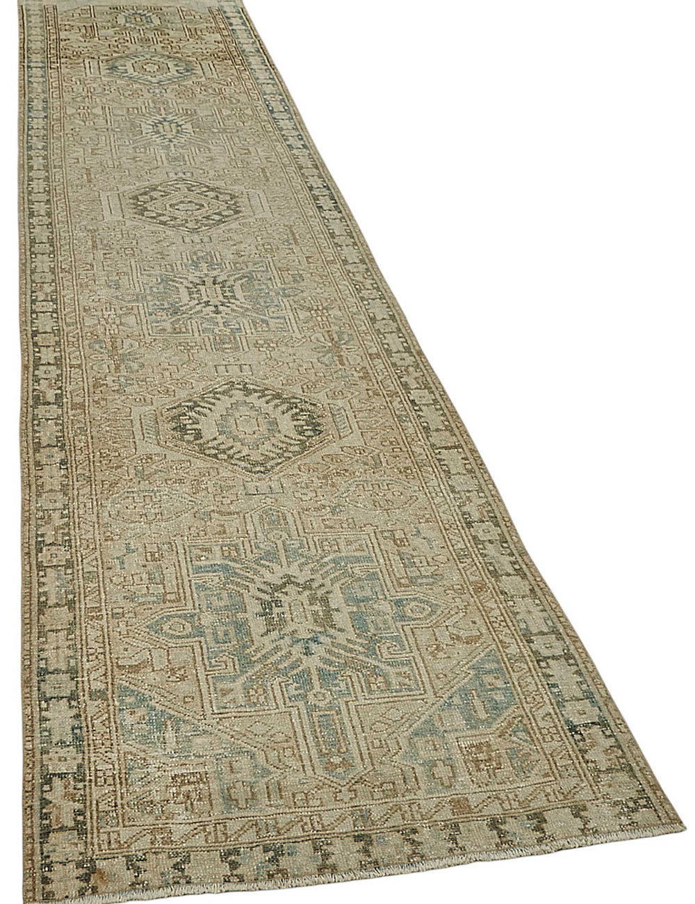 Persian Antique Rug 0.81 x 3.72 - Beige