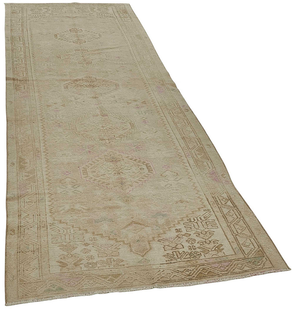 Persian Antique Rug 1.05 x 2.85 - Beige - SamaRugs