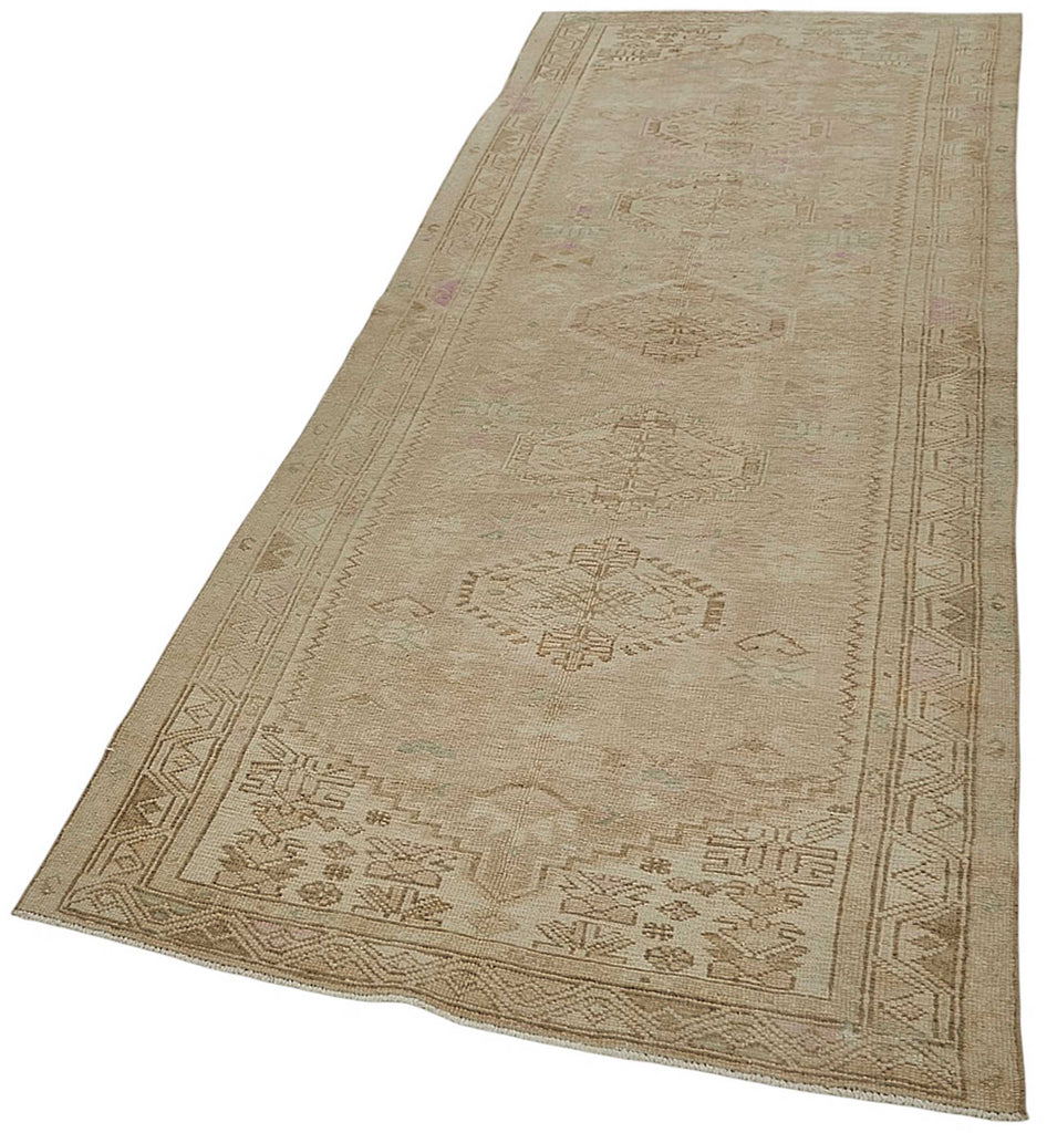 Persian Antique Rug 1.05 x 2.85 - Beige - SamaRugs