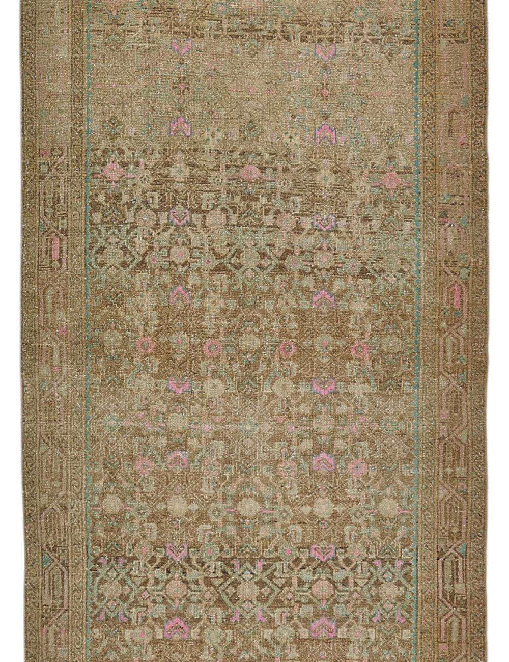 Persian Antique Rug 1.16 x 3.42 - Beige