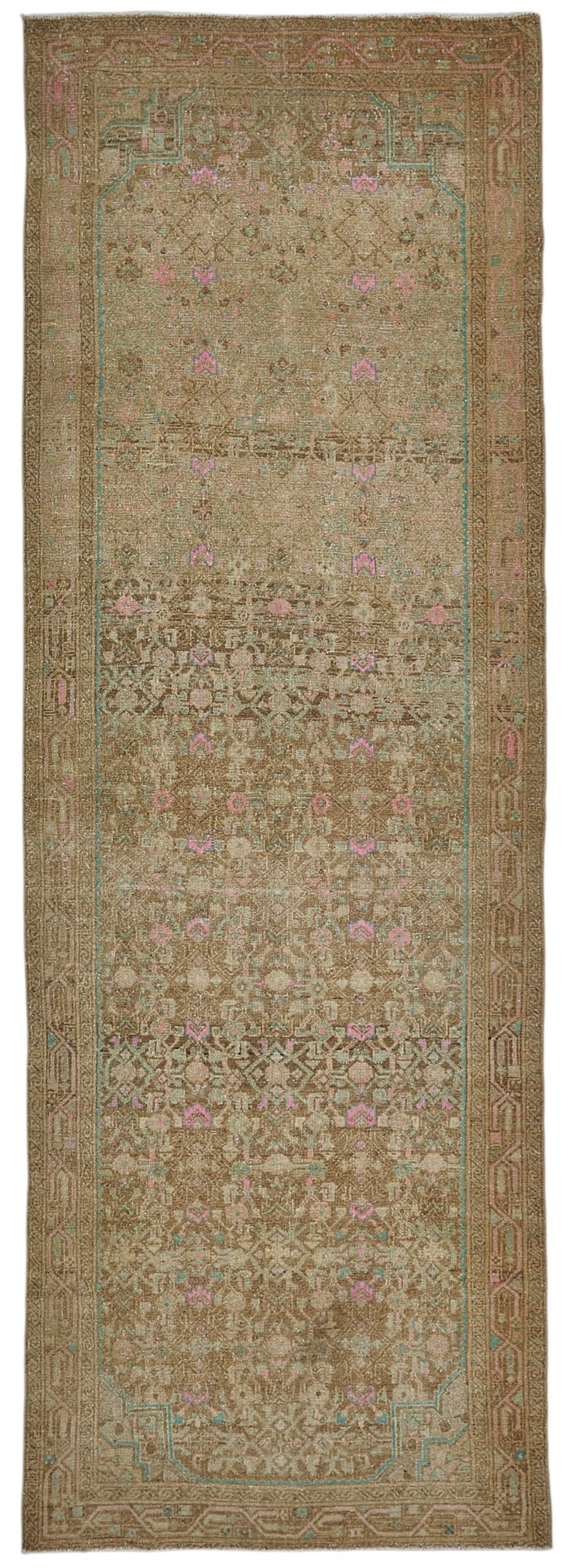 Persian Antique Rug 1.16 x 3.42 - Beige