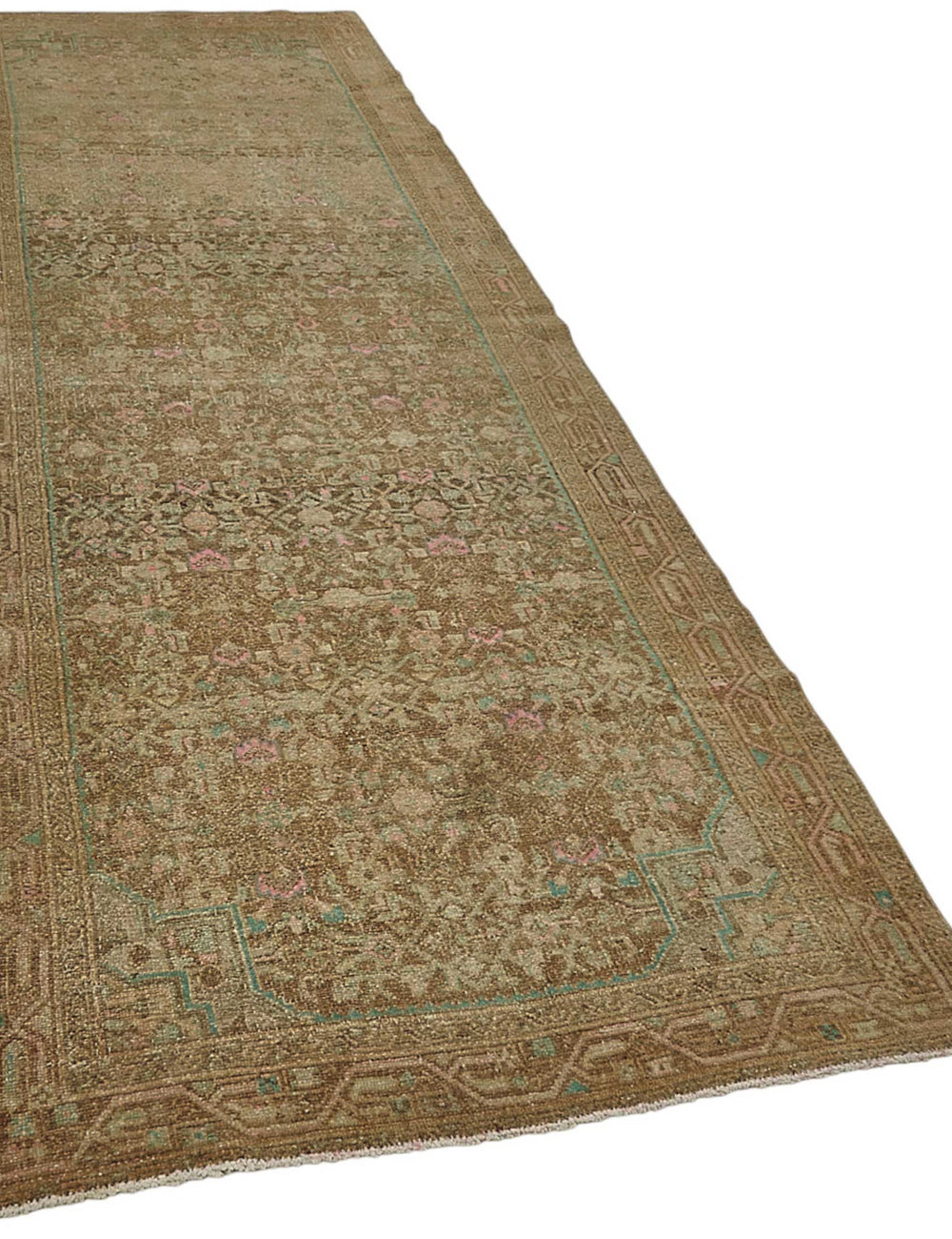 Persian Antique Rug 1.16 x 3.42 - Beige