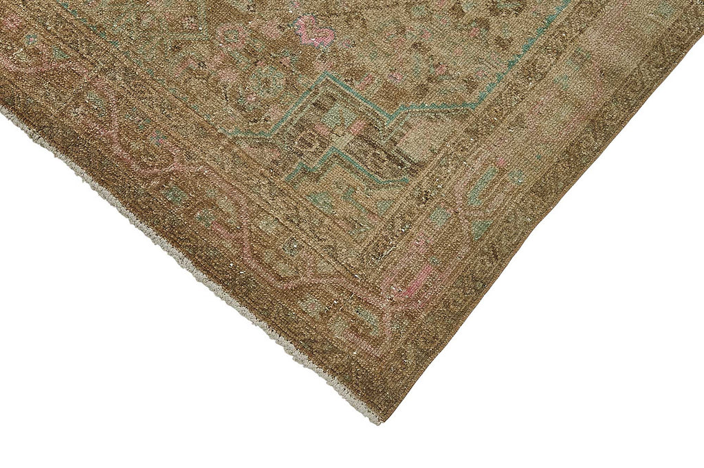 Persian Antique Rug 1.16 x 3.42 - Beige - SamaRugs