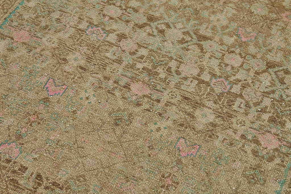 Persian Antique Rug 1.16 x 3.42 - Beige - SamaRugs