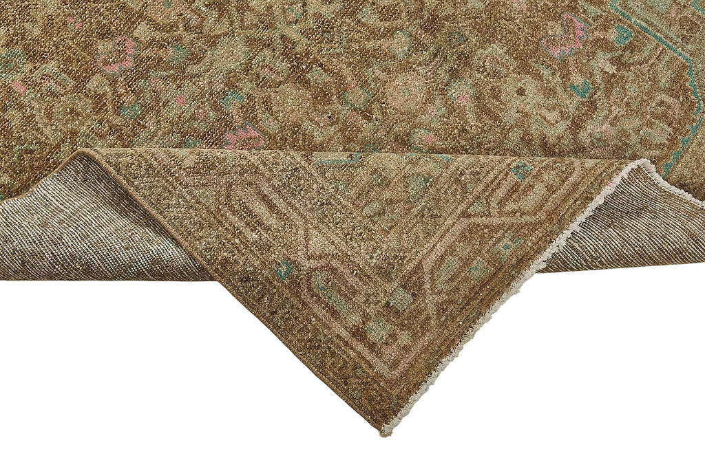 Persian Antique Rug 1.16 x 3.42 - Beige - SamaRugs