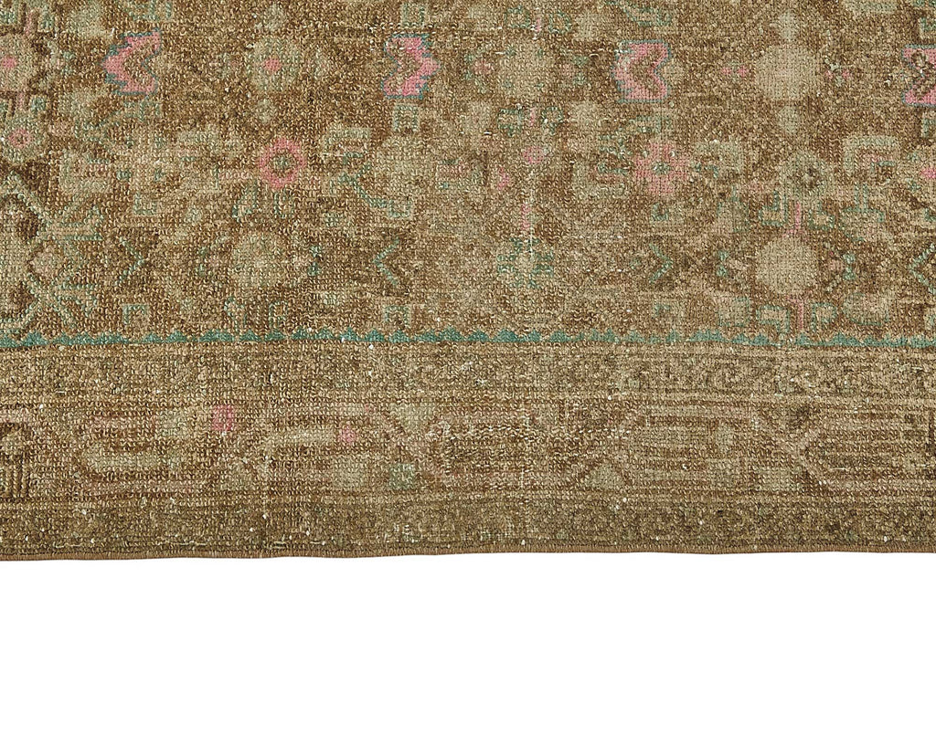 Persian Antique Rug 1.16 x 3.42 - Beige - SamaRugs