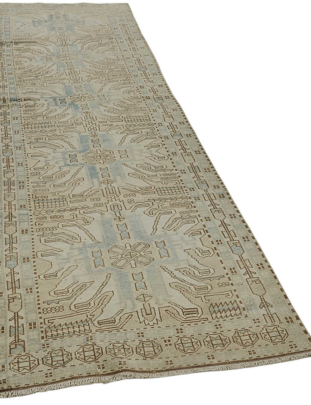 Persian Antique Rug 1.00 x 3.23 - Beige