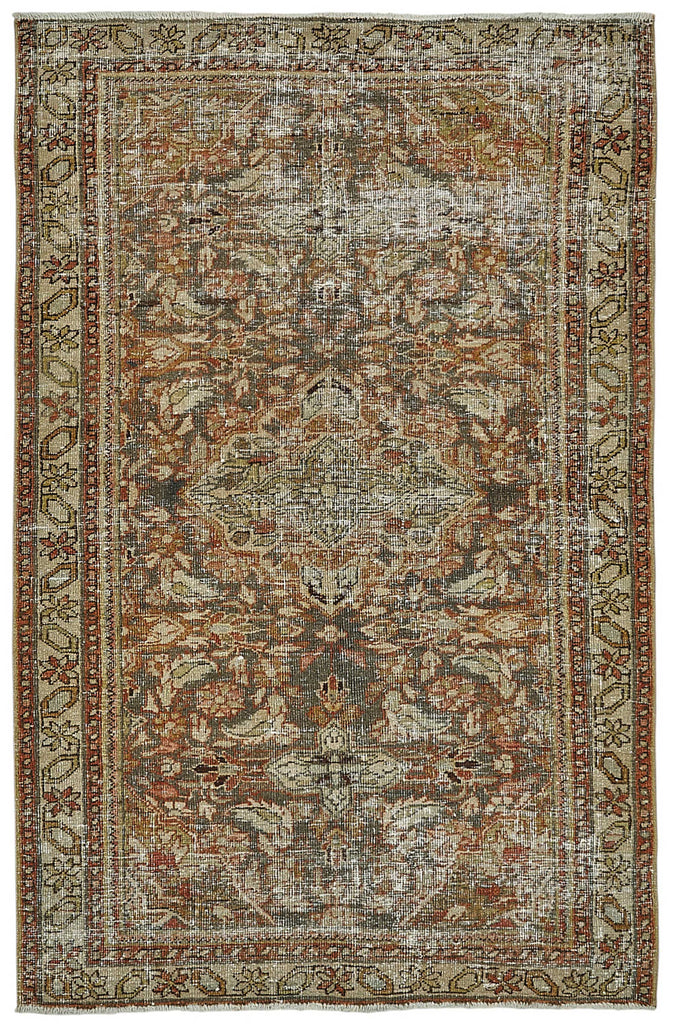 Persian Antique Rug 1.24 x 1.90 - Beige - SamaRugs