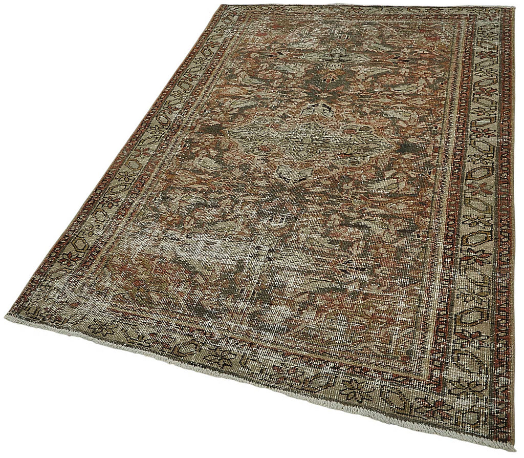 Persian Antique Rug 1.24 x 1.90 - Beige - SamaRugs