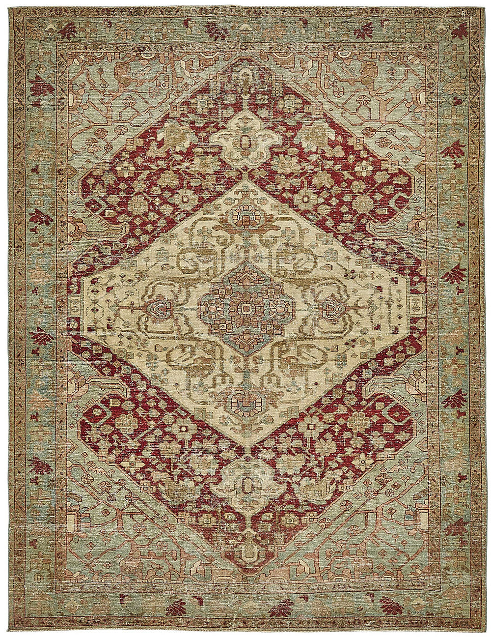 Persian Antique Rug 2.14 x 2.78 - Beige