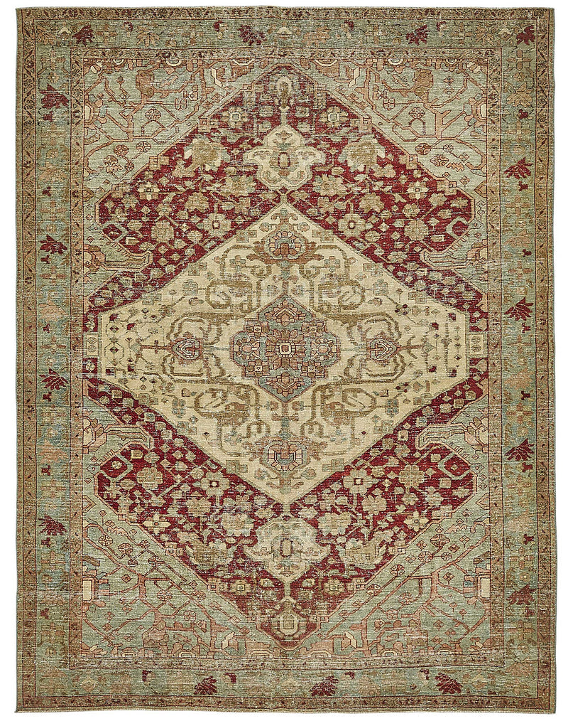 Persian Antique Rug 2.14 x 2.78 - Beige - SamaRugs