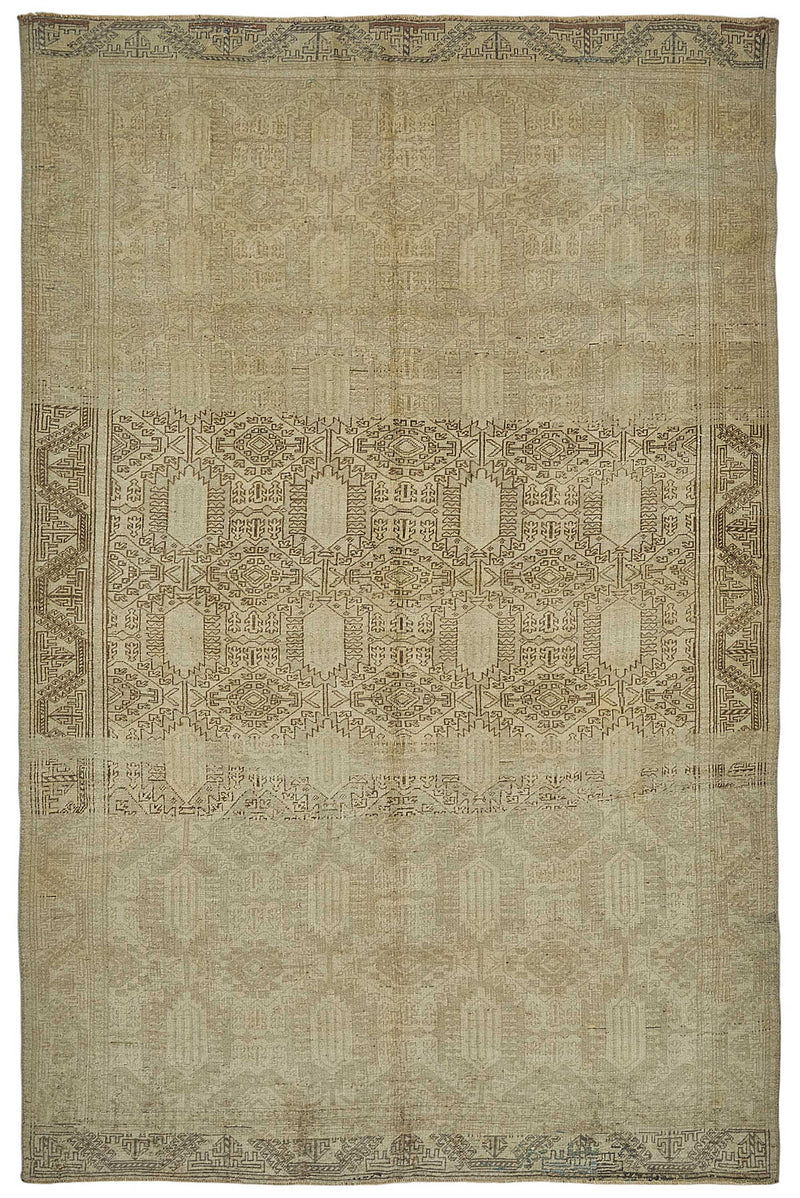 Persian Antique Rug 2.00 x 3.00 - Beige - SamaRugs
