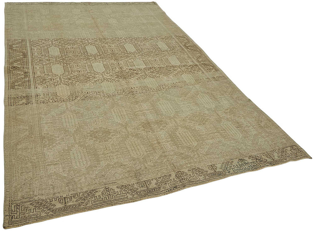 Persian Antique Rug 2.00 x 3.00 - Beige - SamaRugs