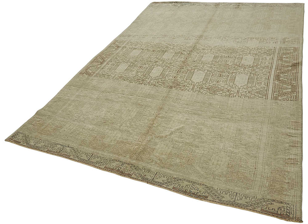 Persian Antique Rug 2.00 x 3.00 - Beige - SamaRugs