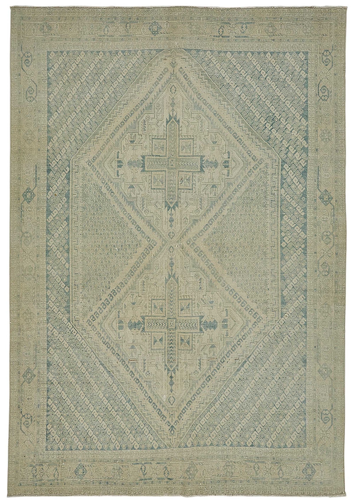 Persian Antique Rug 1.38 x 1.96 - Beige