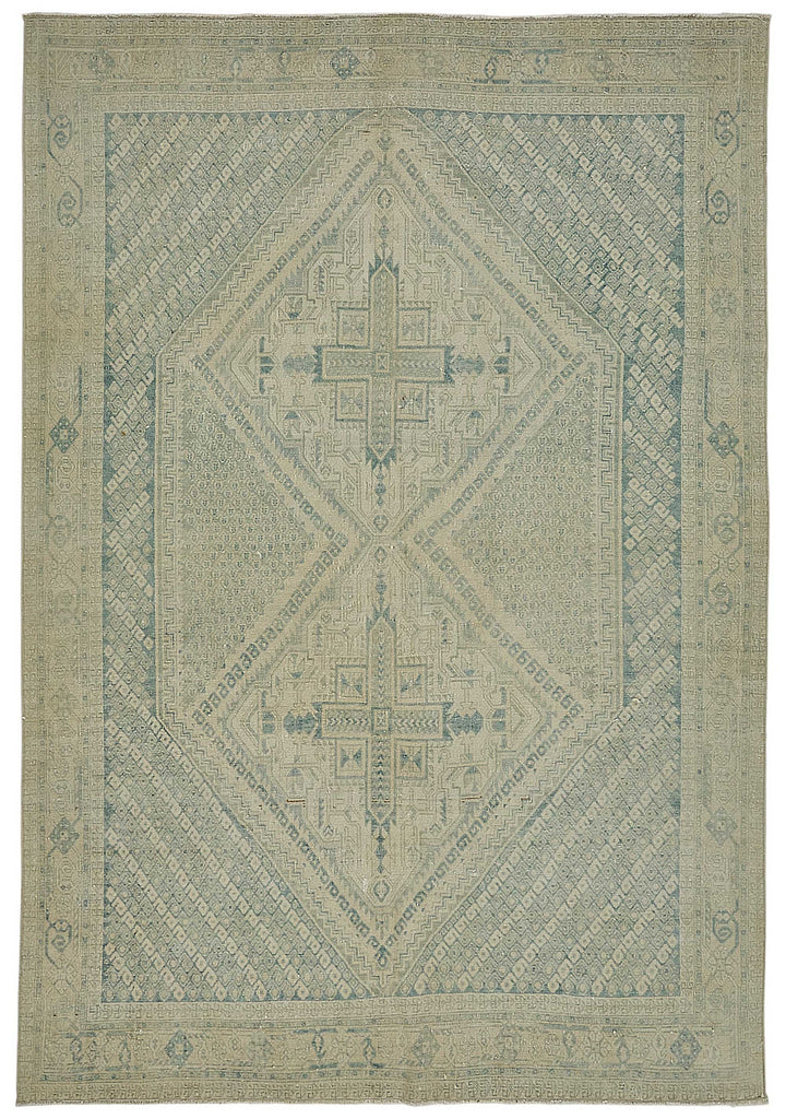 Persian Antique Rug 1.38 x 1.96 - Beige - SamaRugs