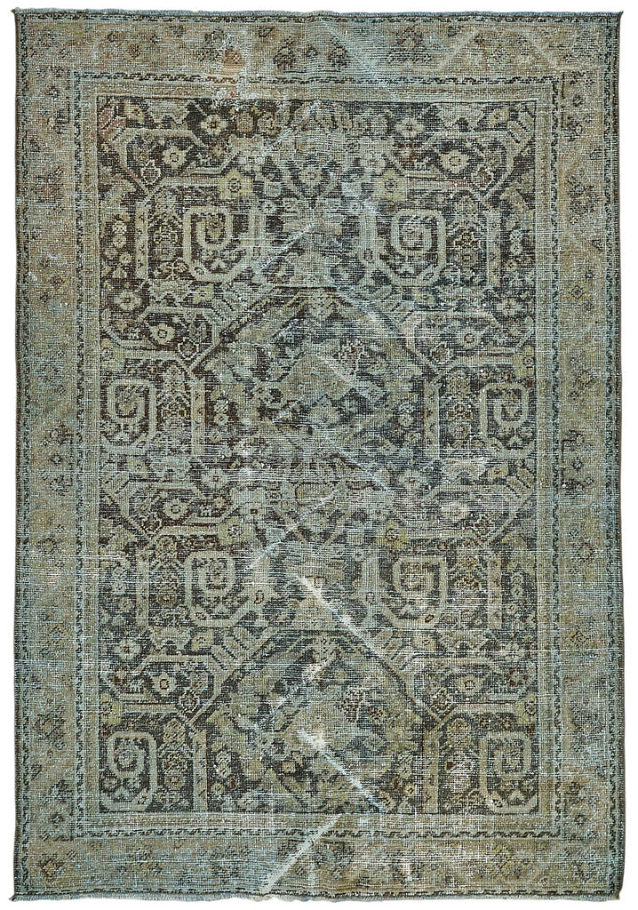 Persian Antique Rug 1.30 x 1.90 - Beige - SamaRugs