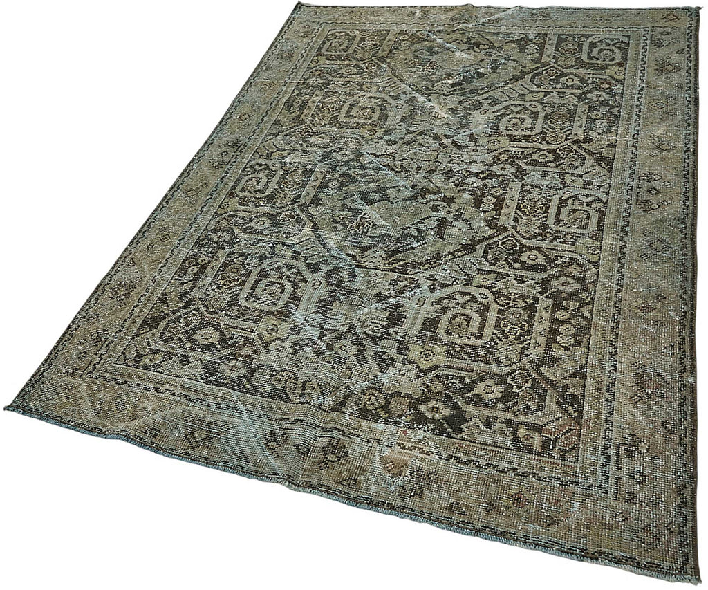 Persian Antique Rug 1.30 x 1.90 - Beige - SamaRugs