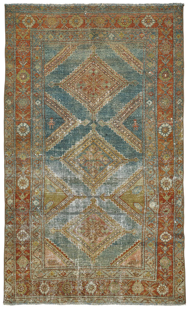 Persian Antique Rug 1.20 x 1.95 - Beige - SamaRugs