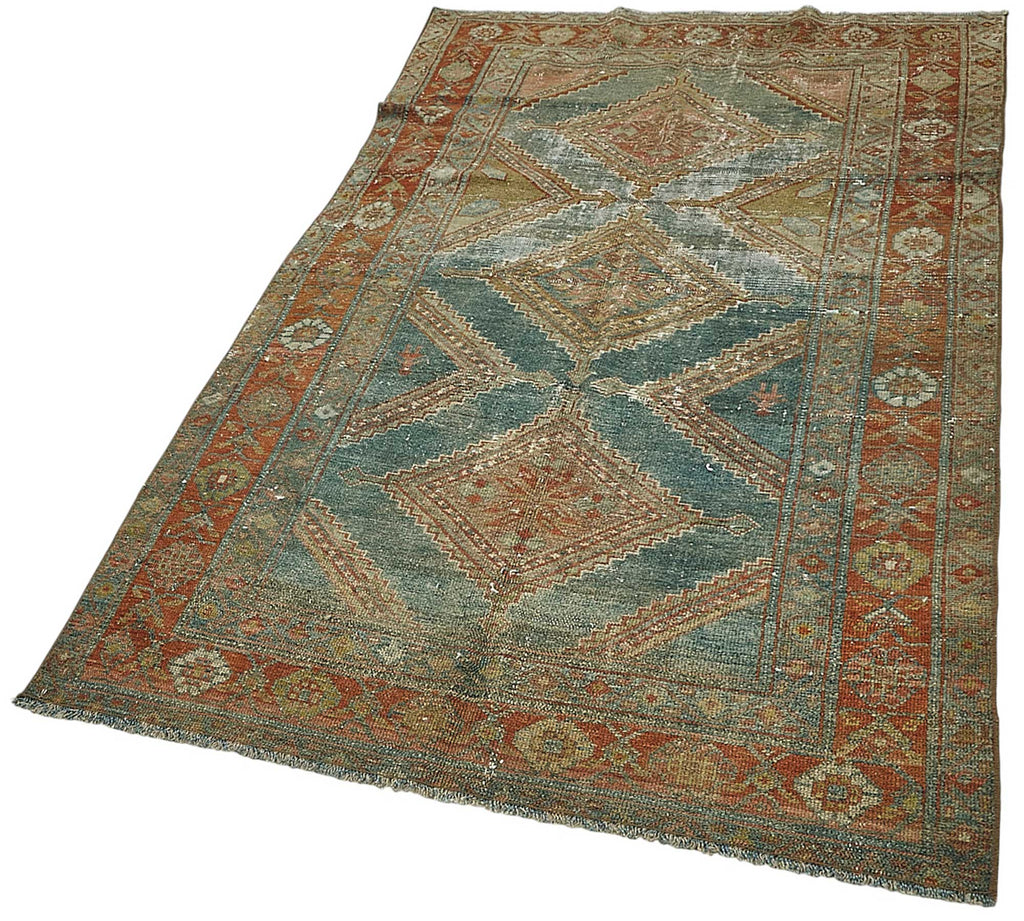 Persian Antique Rug 1.20 x 1.95 - Beige - SamaRugs