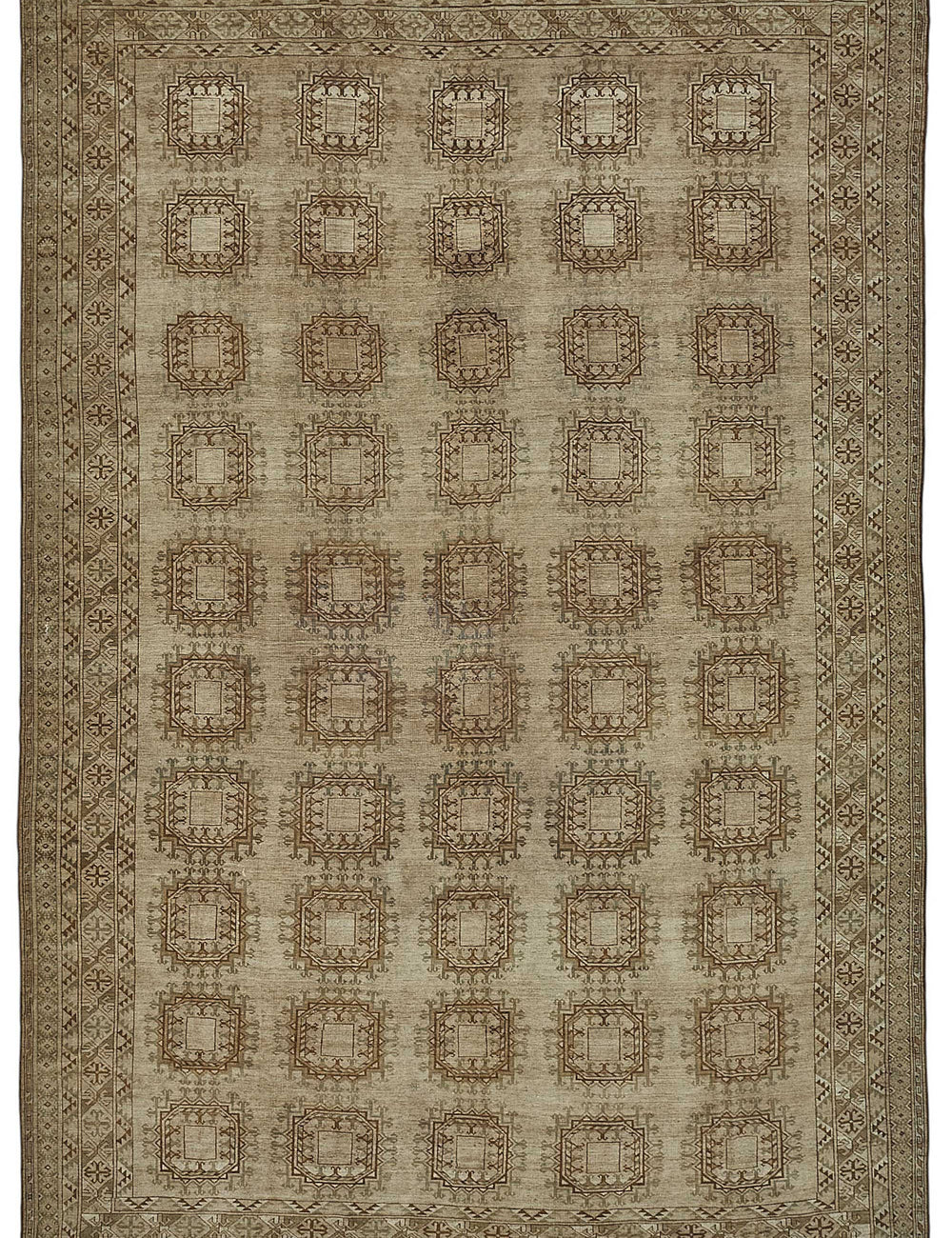 Persian Antique Rug 3.15 x 4.75 - Beige